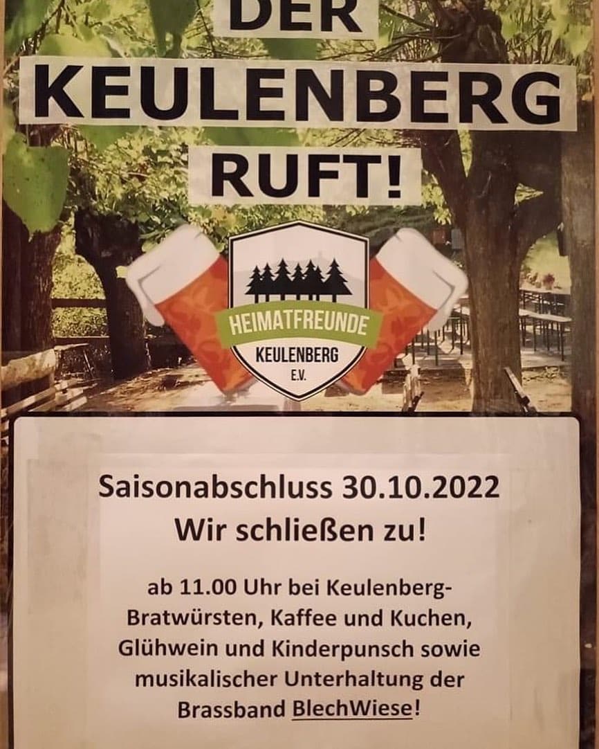 Kommt vorbei! 🥳🥳🥳
Am 30.10 ab 14 Uhr spielen wir auf dem Keulenberg. 🎺🎷